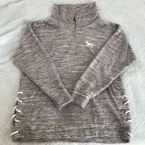 PINK Victoria’s Secret Quarter Zip Up Sweater